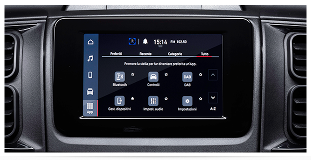 Fiat Ducato with TomTom Maps and Connected Services